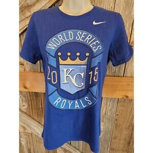 Kansas city Royals world series baseball Nike athletic cut (smaller) sz Medium